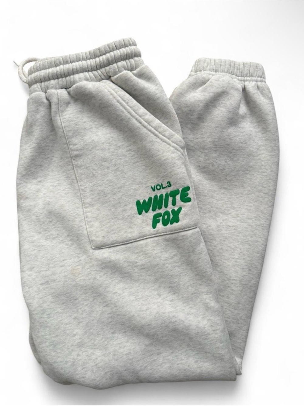 White Fox light grey sweatpants
